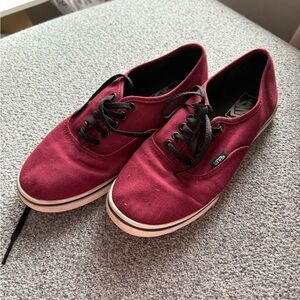Vans maroon Canvas Sneakers